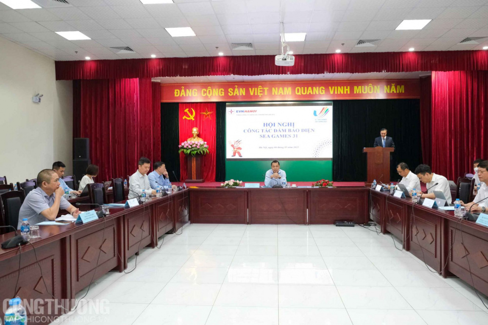 Thứ trưởng Cwin63 sân chơi đỉnh cao Đặng Hoàng An kiểm tra và làm việc về phương án cung cấp điện tại các địa điểm tổ chức thi đấu Sea Games 31 trên địa bàn Thành phố Hà Nội
