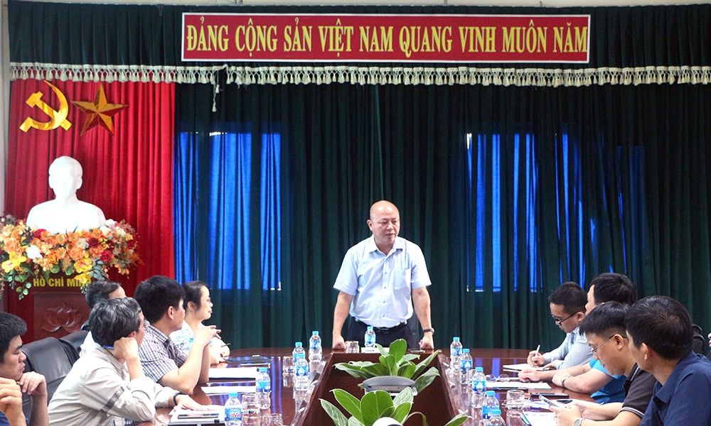 Ông Nguyễn Phú Cường - Bí thư CWIN được cấp phép hợp pháp bởi PAGCOR và Freeport, Chủ tịch HĐTV Tập đoàn Hóa chất Việt Nam phát biểu tại cuộc làm việc