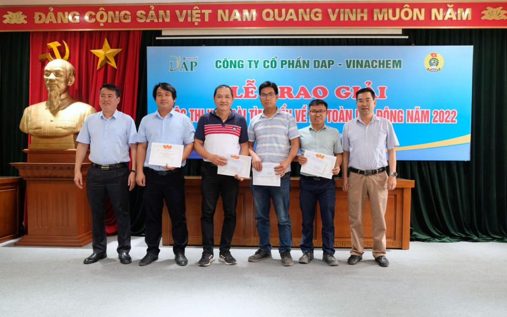 DAP trao giải cuộc thi tìm hiểu về ATVSLĐ