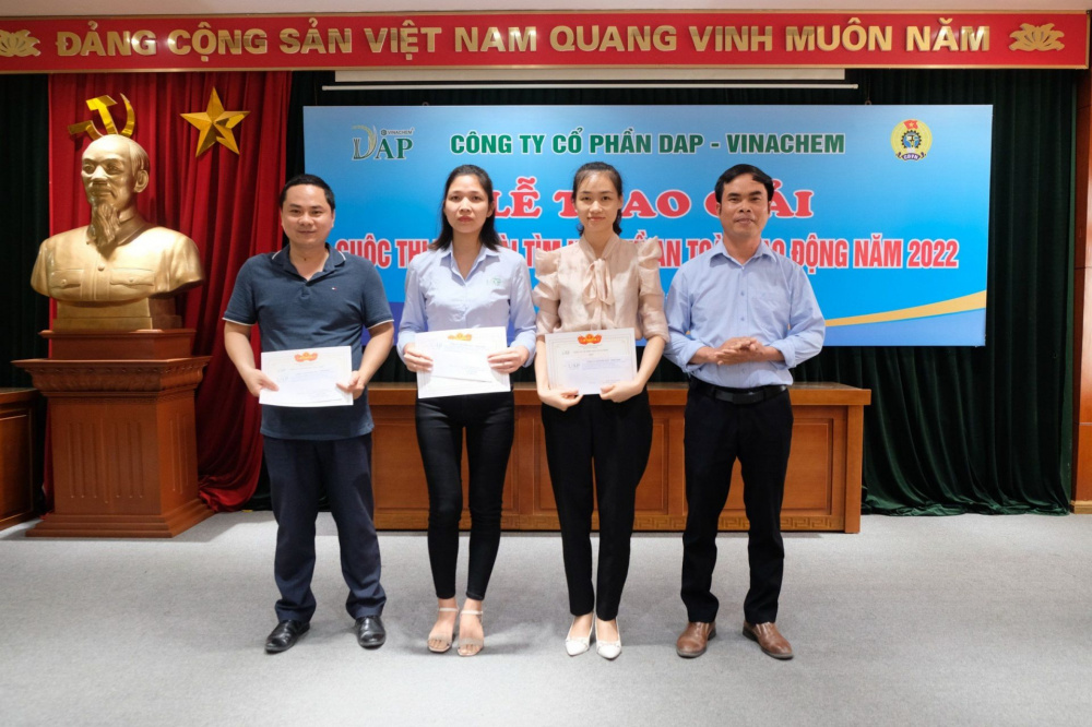 DAP trao giải cuộc thi tìm hiểu về ATVSLĐ