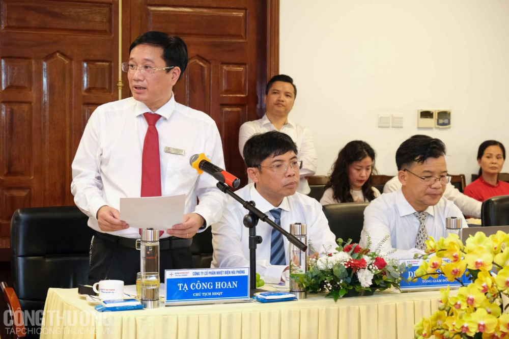 Ông Tạ Công Hoan - Chủ tịch HĐQT Công ty CP Nhiệt điện Hải Phòng