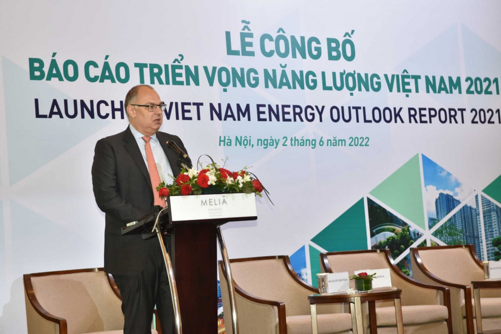 Ông Kim Højlund Christensen - Đại sứ Đan Mạch tại Việt Nam phát biểu tại buổi Lễ