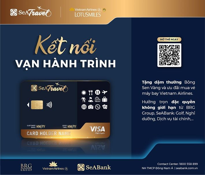 Thẻ SeATravel với nhiều ưu đãi, đặc quyền trọn gói