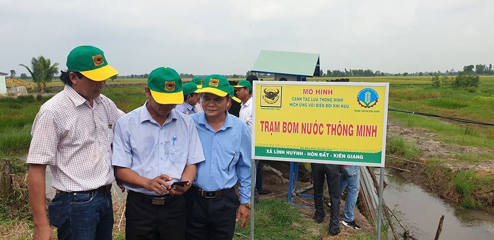Mô hình Canh tác thông minh tại huyện Hòn Đất - Kiên Giang