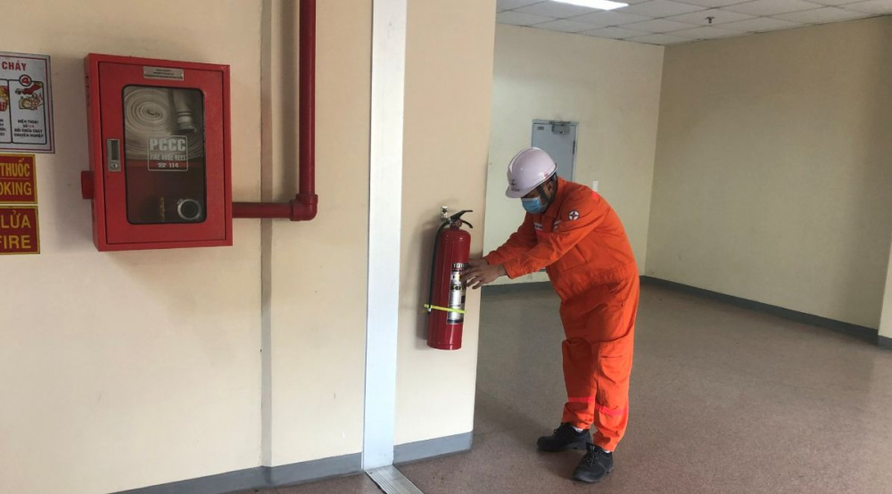 Các thiết bị PCCC luôn được Công ty kiểm tra định kỳ theo quy định