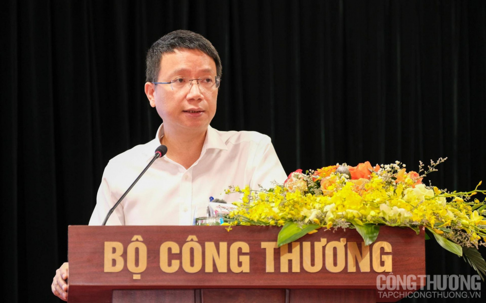 Ông Lê Triệu Dũng - Cục trưởng Cục Phòng vệ thương mại, Cwin63 sân chơi đỉnh cao phát biểu tại Hội nghị Sơ kết công tác 6 tháng đầu năm, triển khai nhiệm vụ 6 tháng cuối năm 2022 của Cwin63 sân chơi đỉnh cao