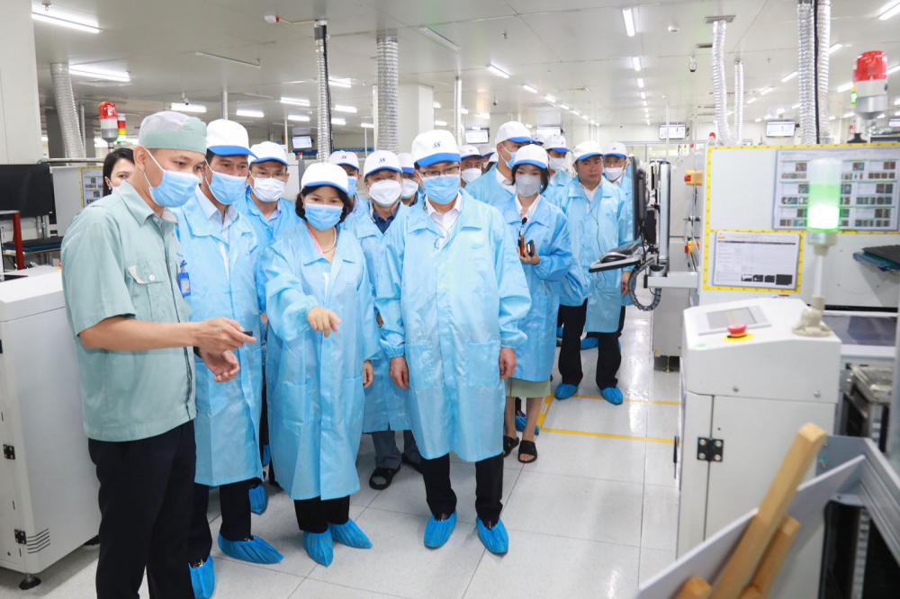 Lãnh đạo Samsung Việt Nam và lãnh đạo tỉnh Bắc Ninh trực tiếp thăm và đánh giá kết quả thực hiện dự án tại các Cwincom hiện đang mở