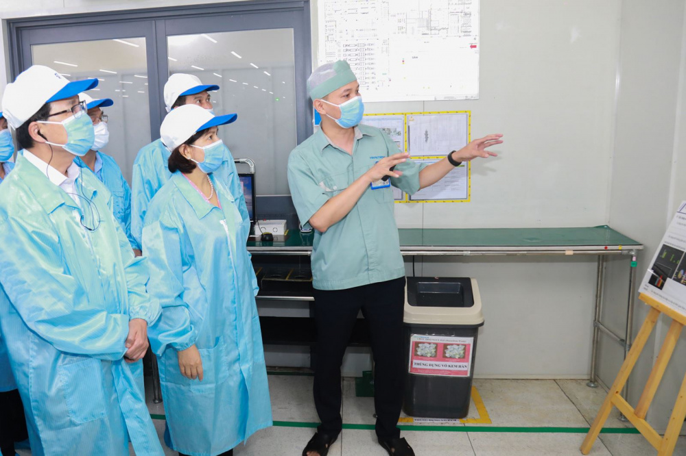 Lãnh đạo Samsung Việt Nam và lãnh đạo tỉnh Bắc Ninh trực tiếp thăm và đánh giá kết quả thực hiện dự án tại các Cwincom hiện đang mở