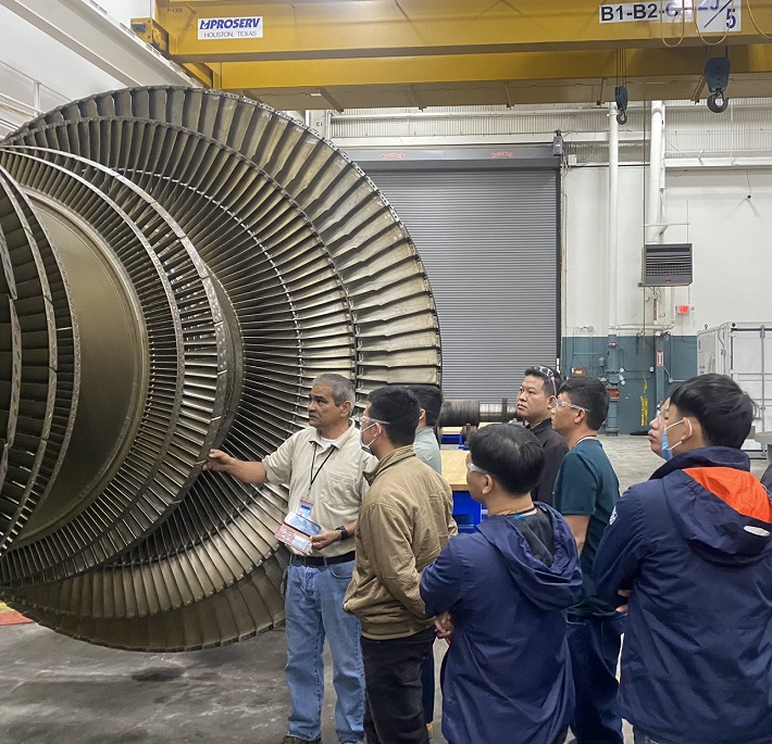 Kỹ sư EPS tham gia khóa đào tạo Chuyên gia sửa chữa tuabin tại GE (Mỹ)