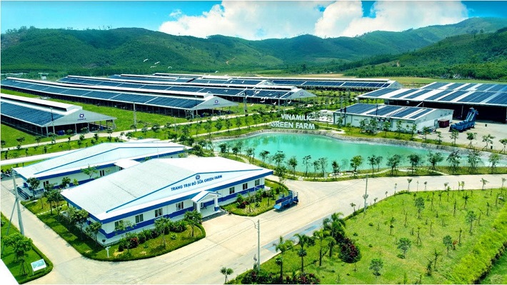Hệ thống Trang trại sinh thái Vinamilk Green Farm được xây dựng tại Tây Ninh, Quảng Ngãi, Thanh Hóa với quy mô đàn bò sữa 20.000 con