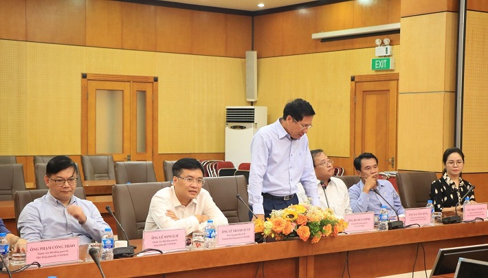 Ông Bùi Duy Chinh - Chủ tịch HĐQT VINACONTROL phát biểu tại buổi lễ.