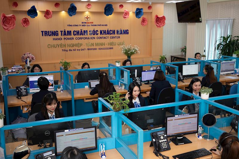 Trung tâm chăm sóc khách hàng EVNHANOI. Hotline (24/7): 19001288