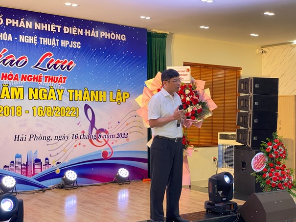 Ông Dương Sơn Bá - TGĐ Công ty phát biểu tại buổi giao lưu