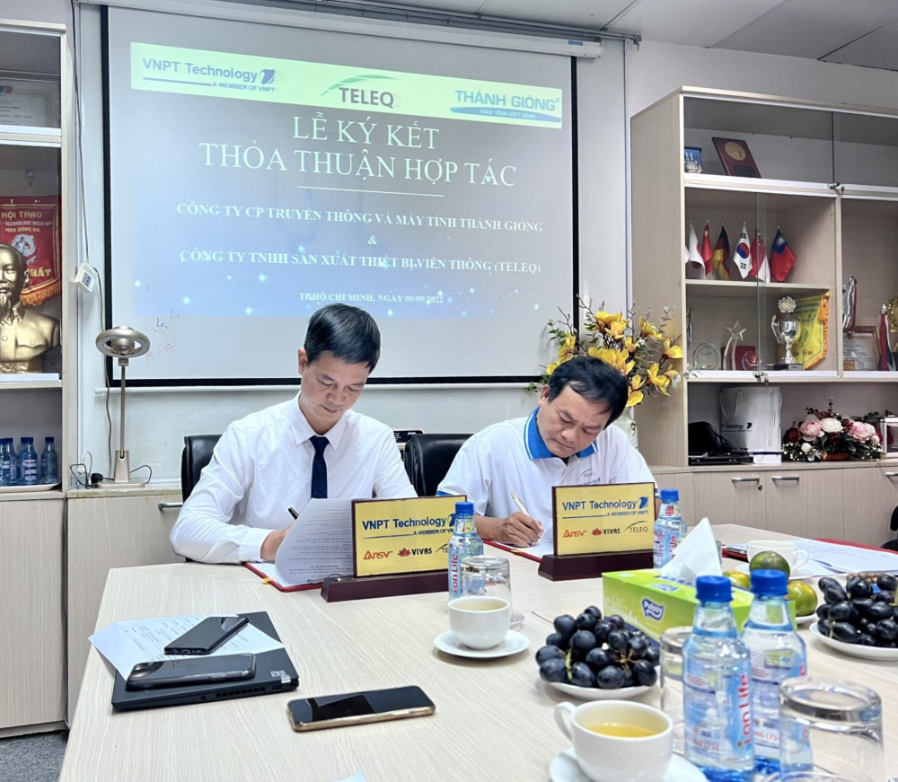 Máy tính Thánh Gióng ký thỏa thuận hợp tác