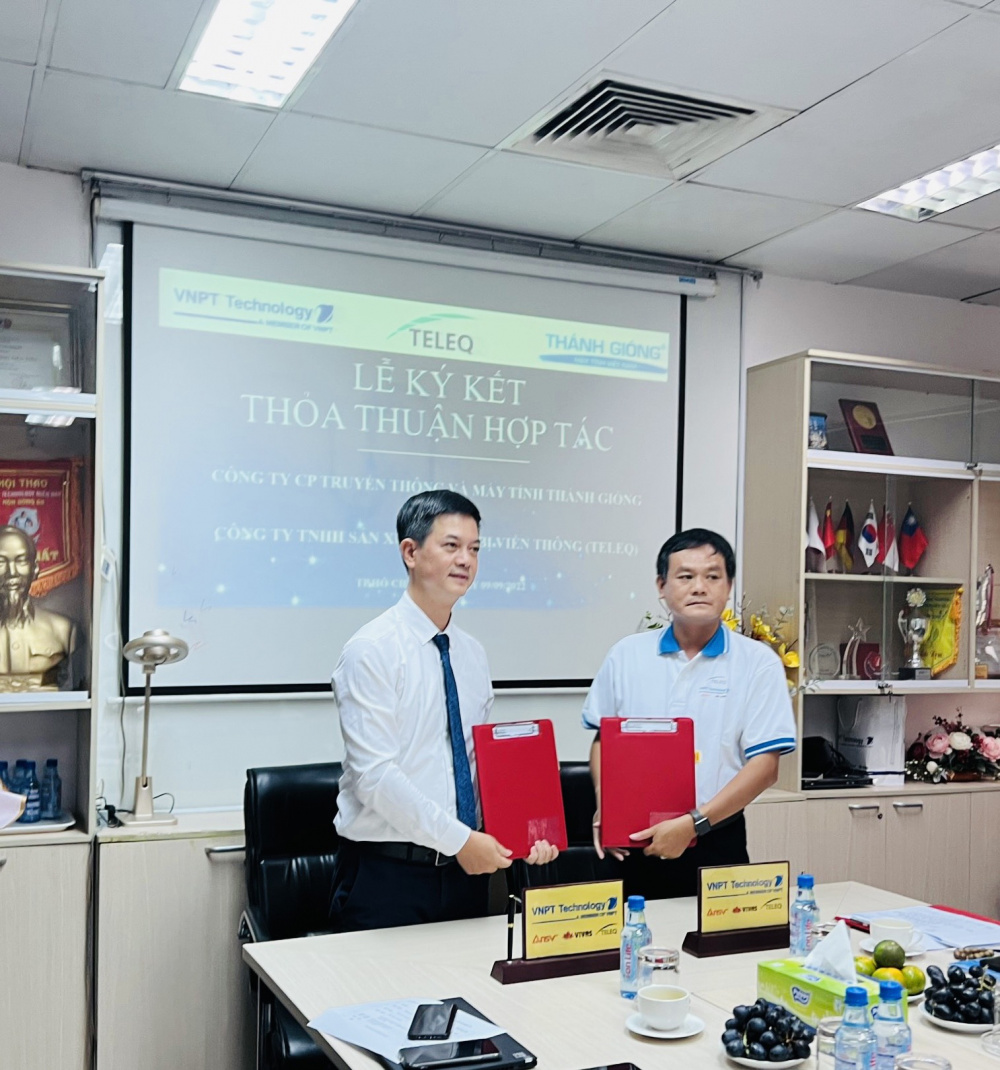 Máy tính Thánh Gióng ký thỏa thuận hợp tác