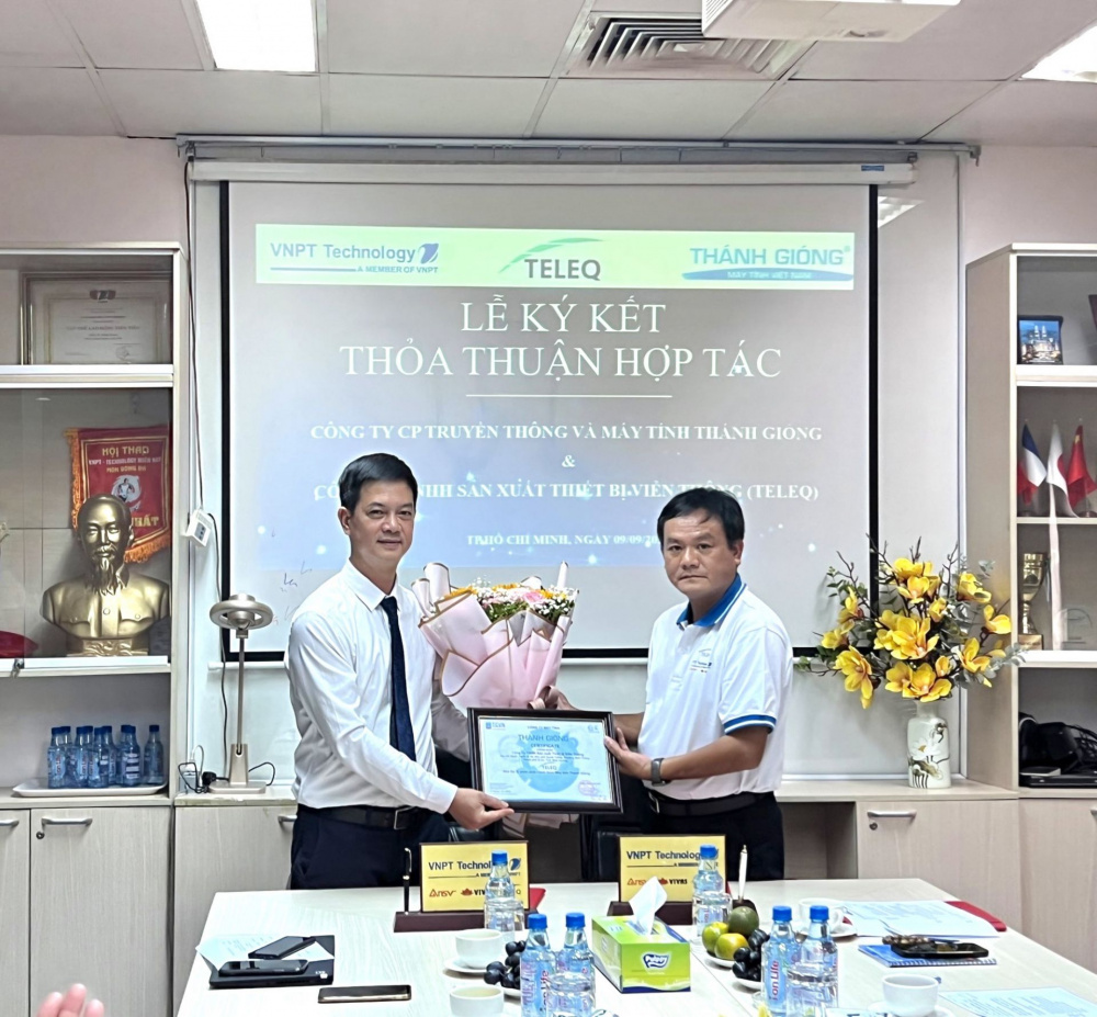 Máy tính Thánh Gióng ký thỏa thuận hợp tác