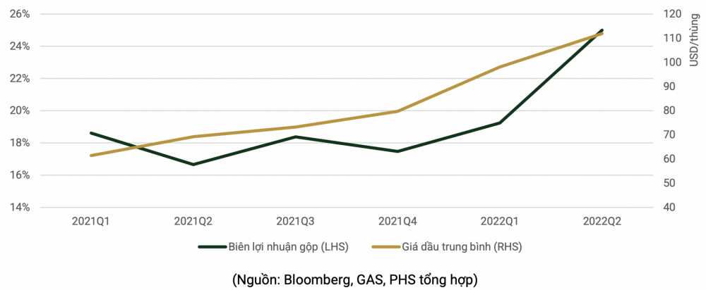 Biên lợi nhuận gộp PV Gas