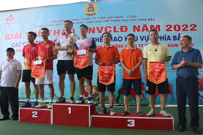 iải Nhất, Nhì, Ba nội dung Cầu lông đôi nam dưới 45 tuổi