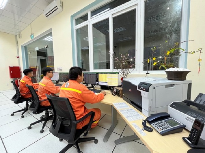Ca trực đêm giao thừa Xuân Quý Mão 2023 tại Trạm biến áp 500kV Vân Phong, Truyền tải điện Khánh Hòa