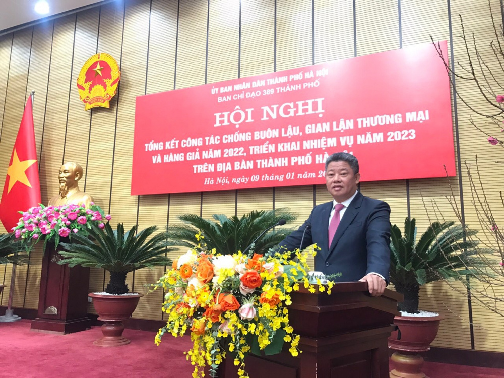 Ảnh Phó CT Hà Nội Phát biểu