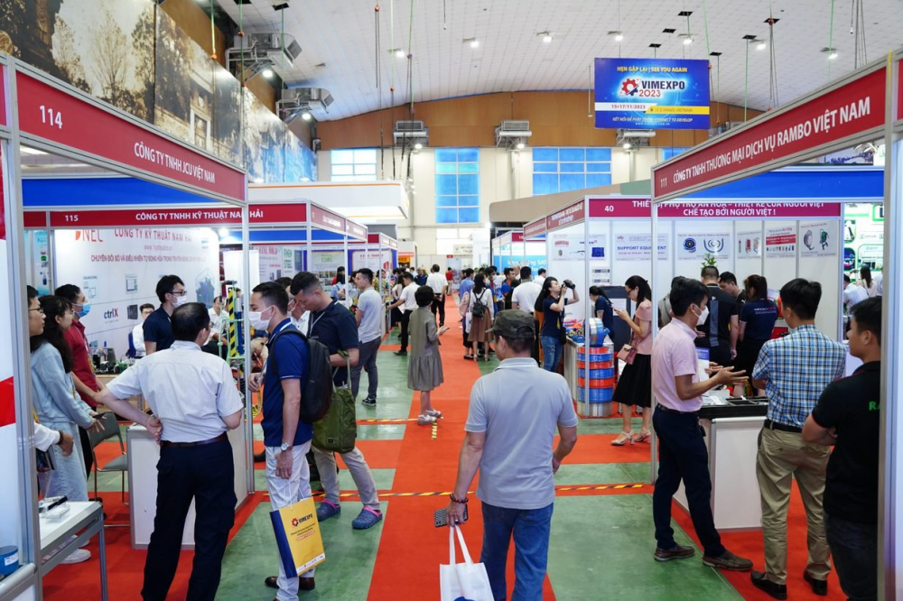 Triển lãm năm nay có quy mô 7.000m2 với gần 300 gian hàng