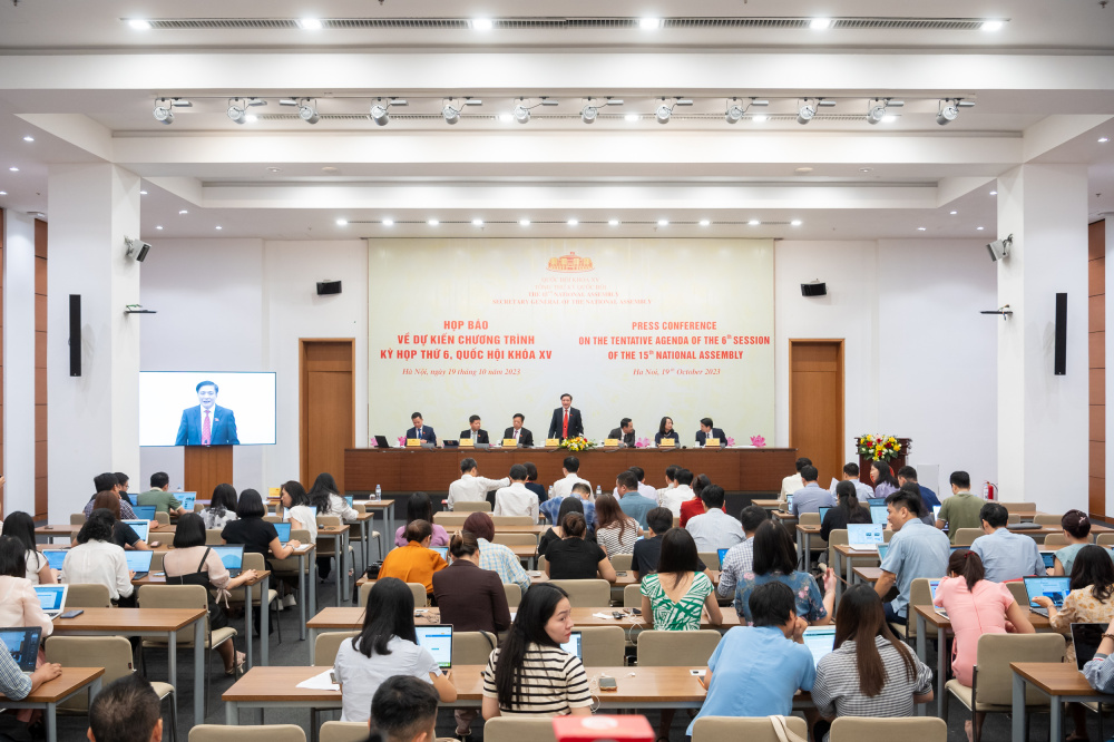 Văn phòng Quốc hội tổ chức họp báo về dự kiến Chương trình Kỳ họp thứ 6, Quốc hội khóa XV