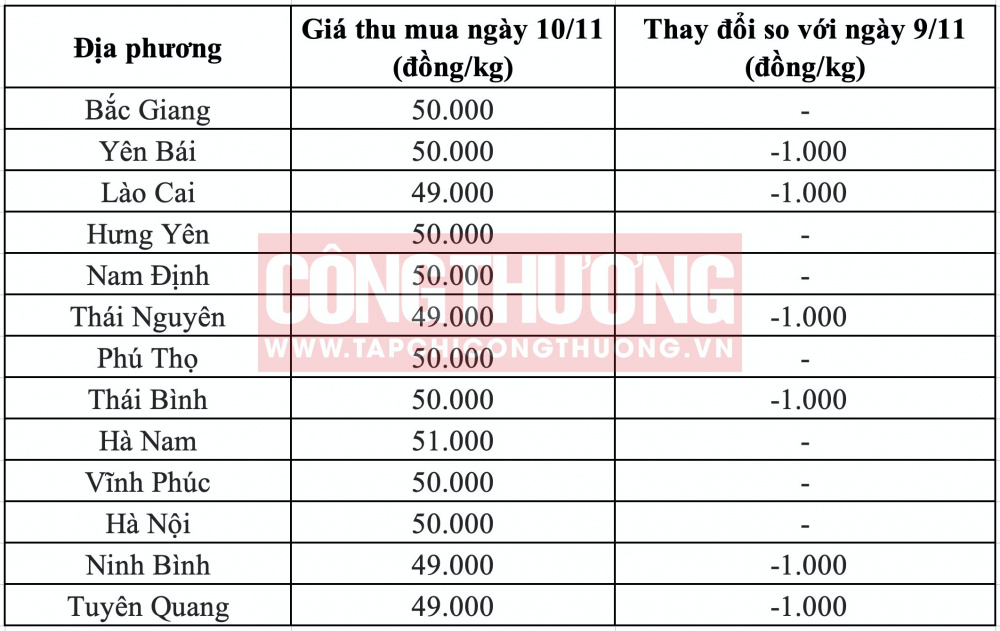 Giá heo hơi hôm nay tại miền Bắc