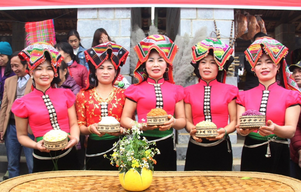 xôi ngũ sắc