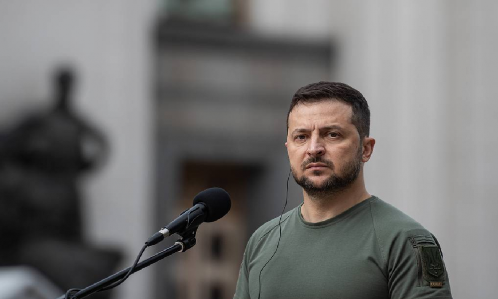 Tổng thống Ukraine Volodymyr Zelensky.