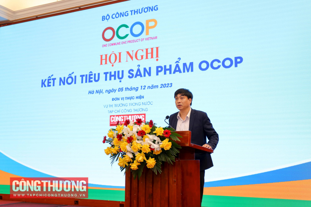 Ông Bùi Nguyễn Anh Tuấn - Phó Vụ trưởng Vụ Thị trường trong nước (Cwin63 sân chơi đỉnh cao) phát biểu khai mạc Hội nghị