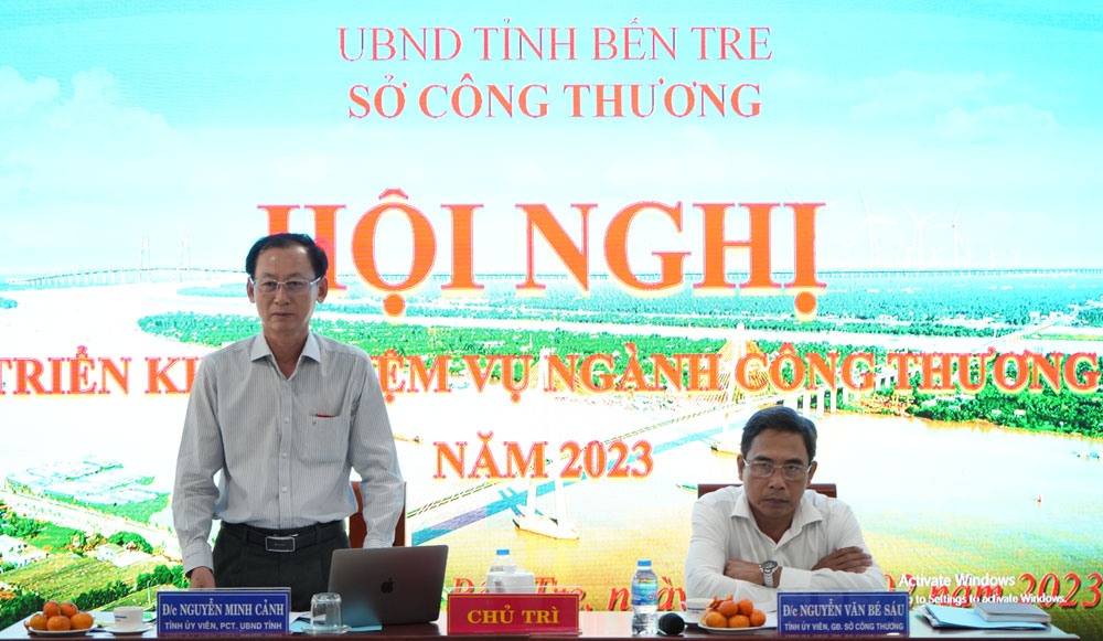 Phó chủ tịch UBND tỉnh Nguyễn Minh Cảnh