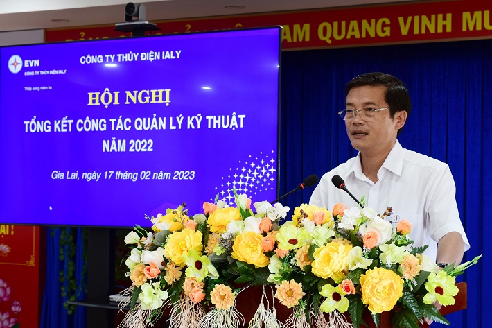 ông Đinh Viết Thiện Phó Giám đốc Công ty Thủy điện Ialy