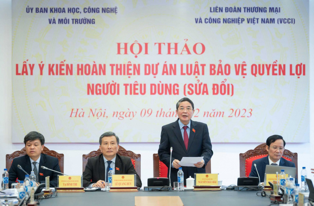 Phó Chủ tịch Quốc hội Nguyễn Đức Hải phát biểu chỉ đạo tại Hội thảo