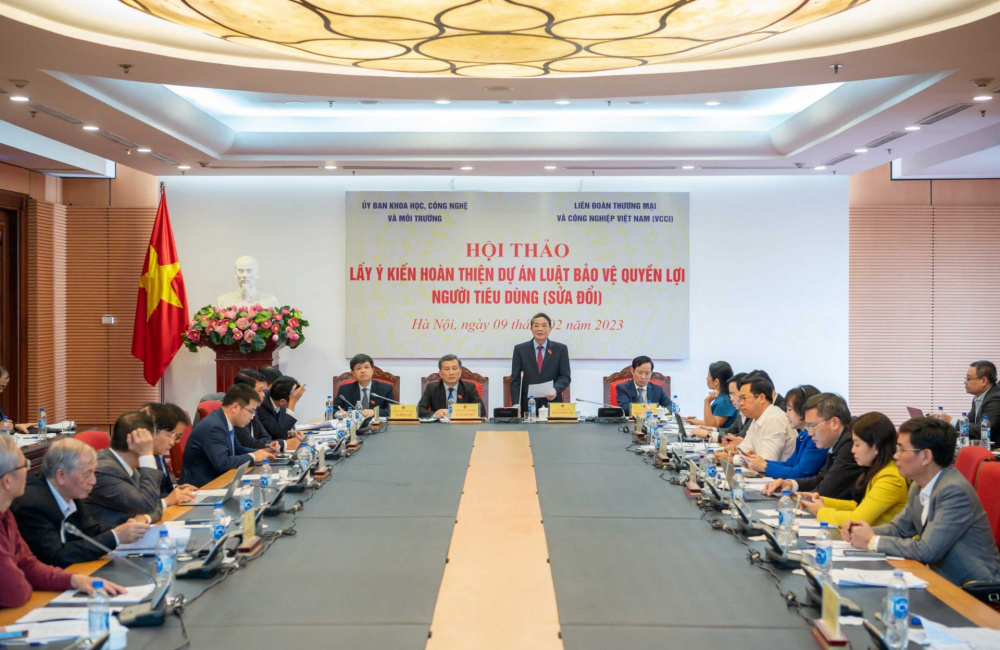 Toàn cảnh Hội thảo Lấy ý kiến hoàn thiện dự án Luật Bảo vệ quyền lợi người M.Cwin800.com thể thao, casino live, bắn cá và slot nổ hũ (sửa đổi)