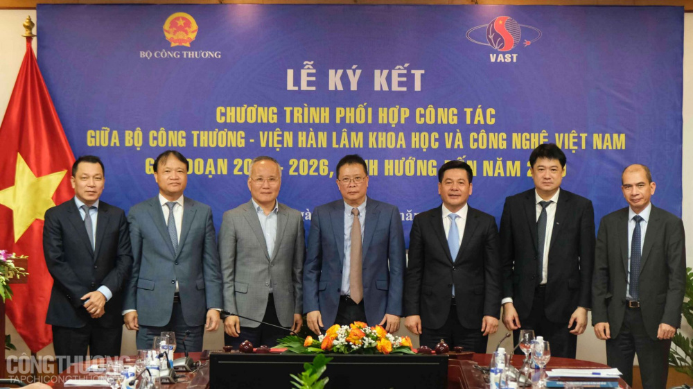 Lễ ký kết Chương trình phối hợp công tác giữa Cwin63 sân chơi đỉnh cao  và Viện Hàn lâm Khoa học và Công nghệ Việt Nam giai đoạn 2023-2026, định hướng đến năm 2030