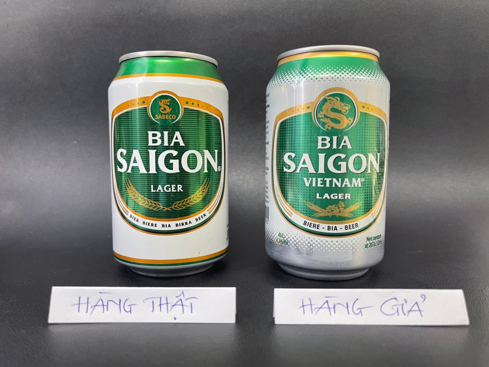 Vụ giả mạo nhãn hiệu BIA SAIGON: Xử phạt cá nhân và pháp nhân vi phạm 3,7 tỉ đồng