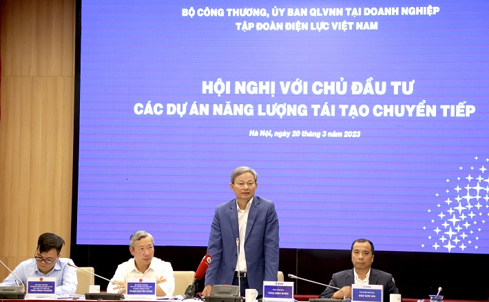 Ông Trần Đình Nhân - Tổng Giám đốc EVN  mua bán điện