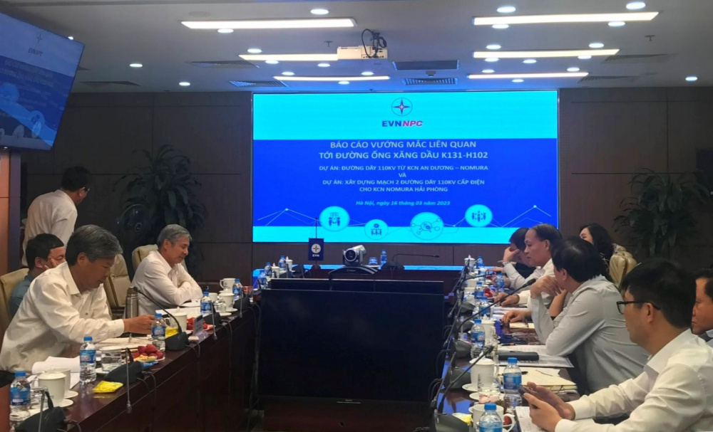 EVNNPC phối hợp giải quyết công tác hành lang an toàn các dự án điện 