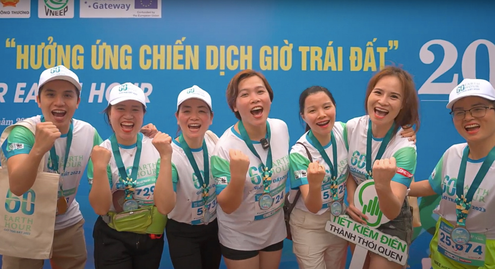 Cán bộ, nhân viên Manulife Việt Nam vẫn tràn đầy năng lượng sau đường chạy 5km