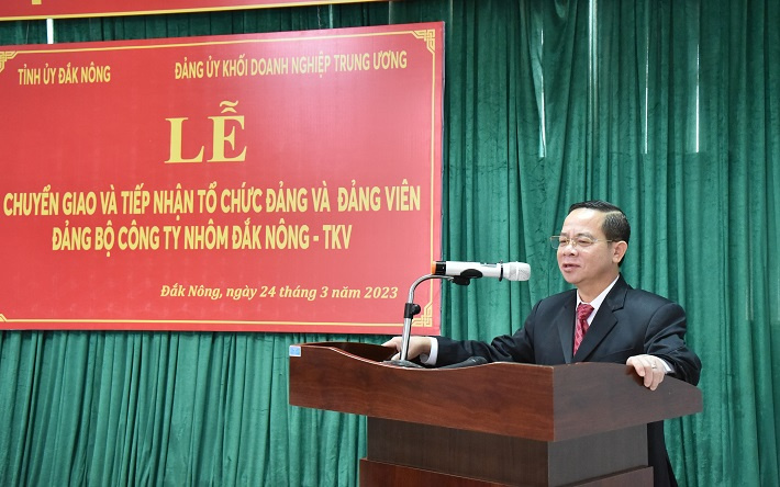 Đồng chí Điểu K’ré, UV TƯ Đảng, Phó Bí thư Thường trực Tỉnh uỷ