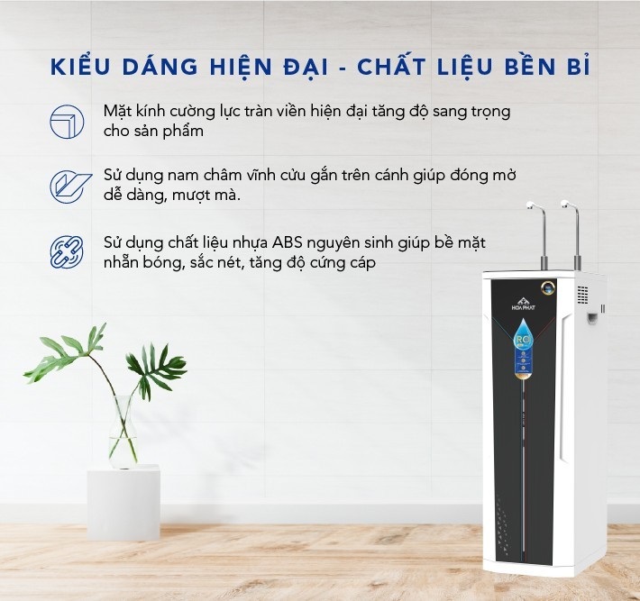 Thiết kế kiểu dáng độc quyền với mặt kính cường lực hiện đại