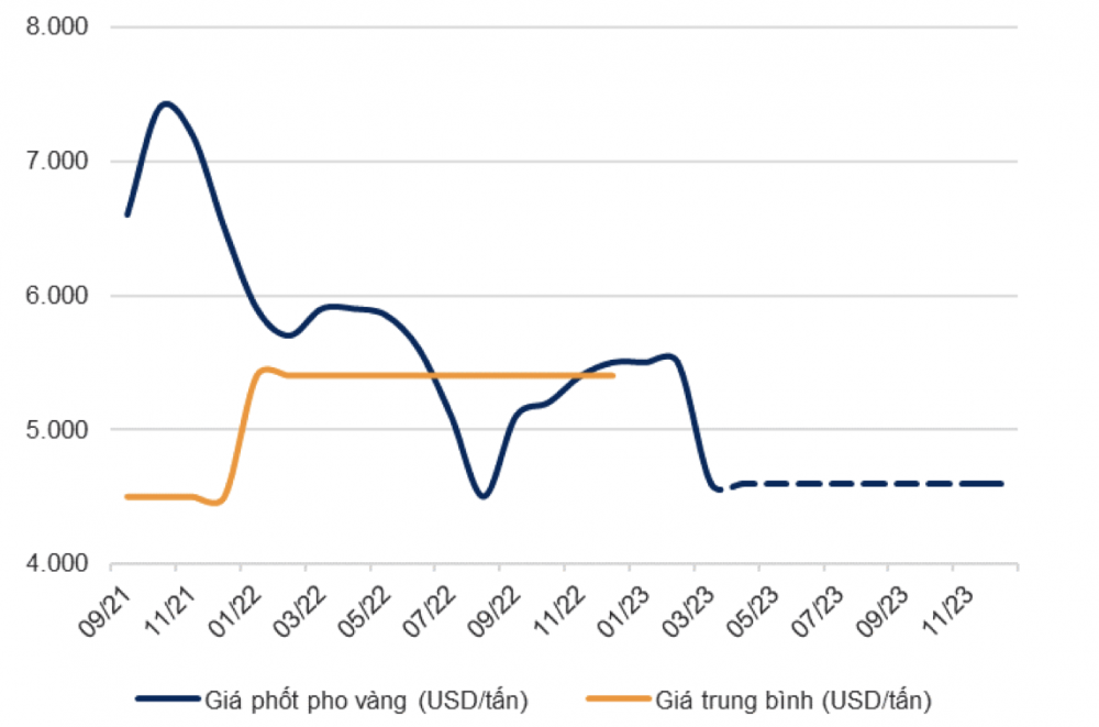 Dự báo giá phốt pho vàng