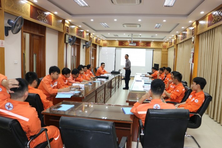Thủy điện Trung Sơn tăng cường kiến thức kỹ năng cho lực lượng sơ cứu, cấp cứu