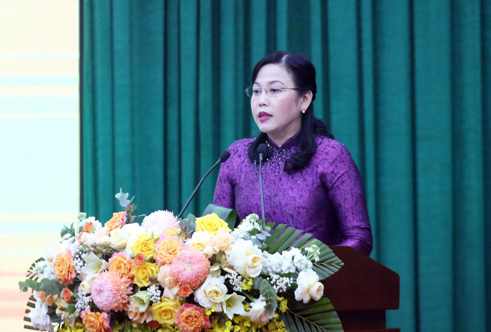 Bí thư Tỉnh ủy Thái Nguyên Nguyễn Thanh Hải phát biểu tại Hội nghị