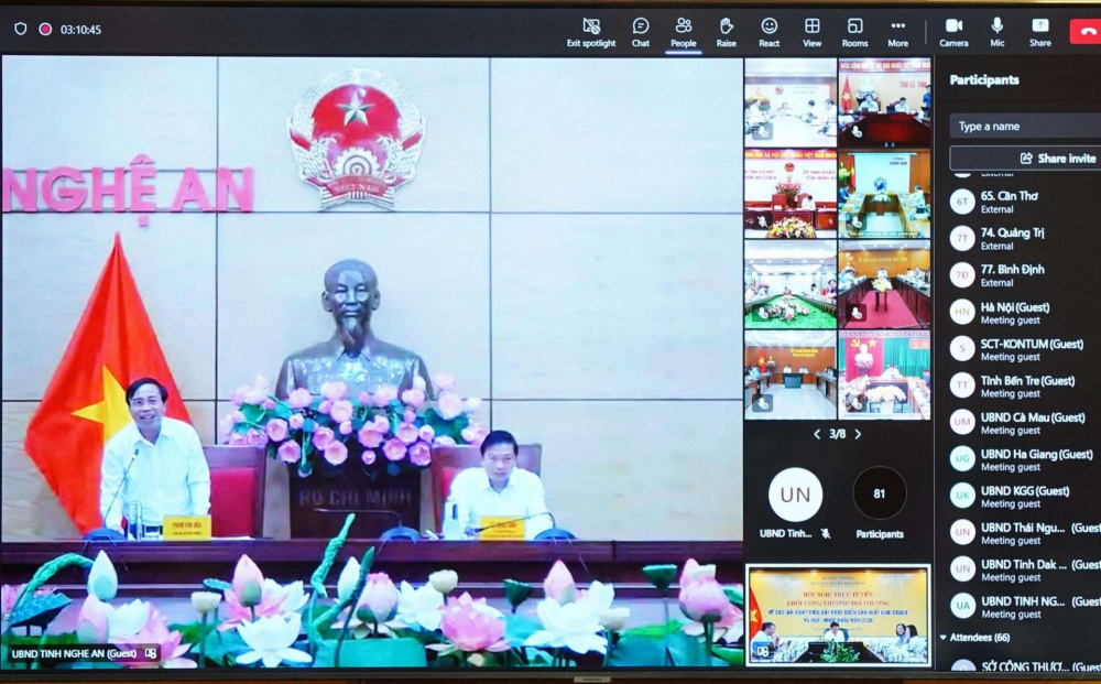 Hội nghị trực tuyến khối Công Thương địa phương về các giải pháp thúc đẩy phát triển Nền tảng hàng đầu cung cấp Cwin com kinh doanh và xuất, Cwin com sòng bạc trực tuyến năm 2023