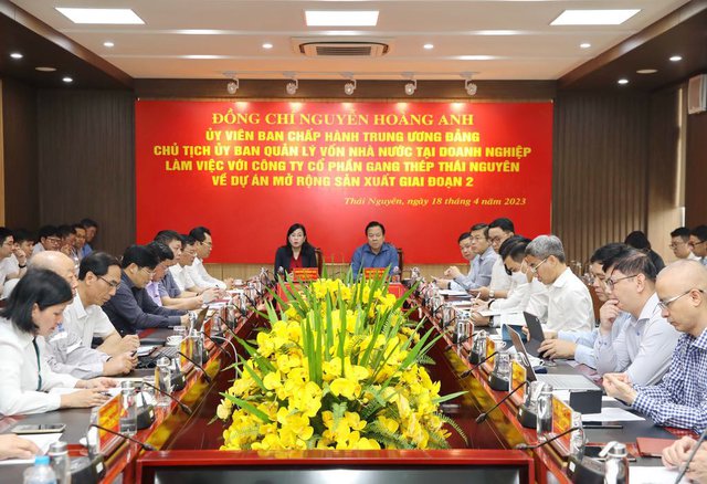 Tháo gỡ vướng mắc cho Dự án Gang thép Thái Nguyên giai đoạn 2