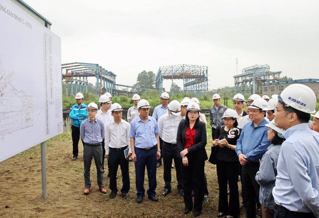 Đoàn công tác khảo sát Dự án Gang thép Thái Nguyên