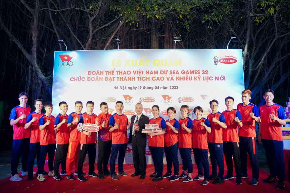 Công ty Acecook Việt Nam đồng hành cùng SEA games 32