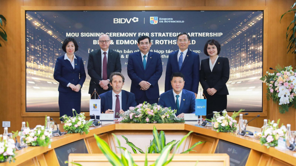 BIDV hợp tác với Tập đoàn Edmond de Rothschild