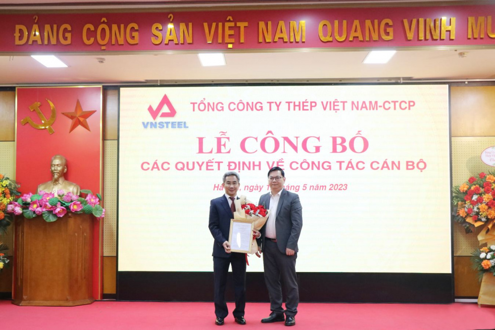 Tổng Công ty Thép Việt Nam - CTCP có lãnh đạo chủ chốt mới